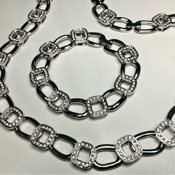 Runway Butler POL Demi Parure Dual Signed Necklace Bracelet Set - Picture 2 of 8